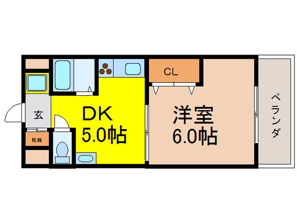 コ－ポ菜々草の物件間取画像